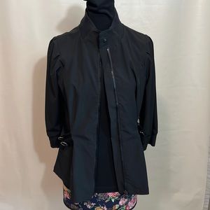 Black Fitted Zenergy Windbreaker Athleisure